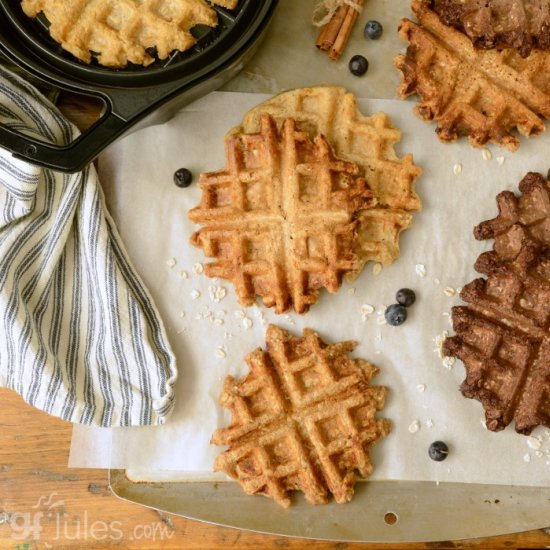 Overnight Oat Waffles