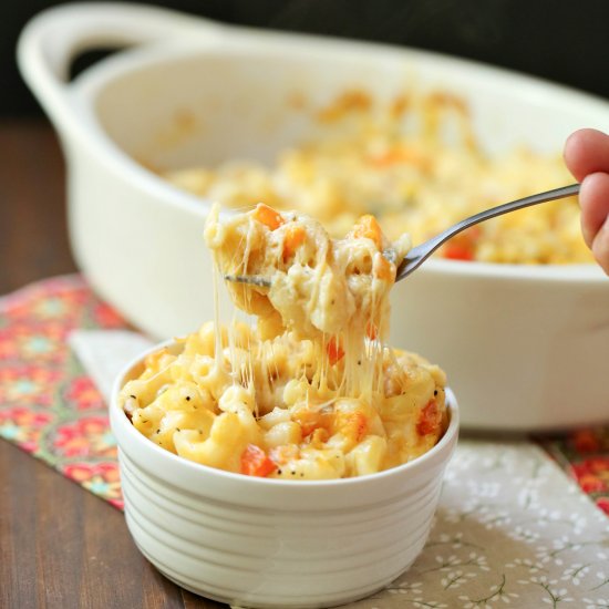 Veggie Loaded Mac & Cheese