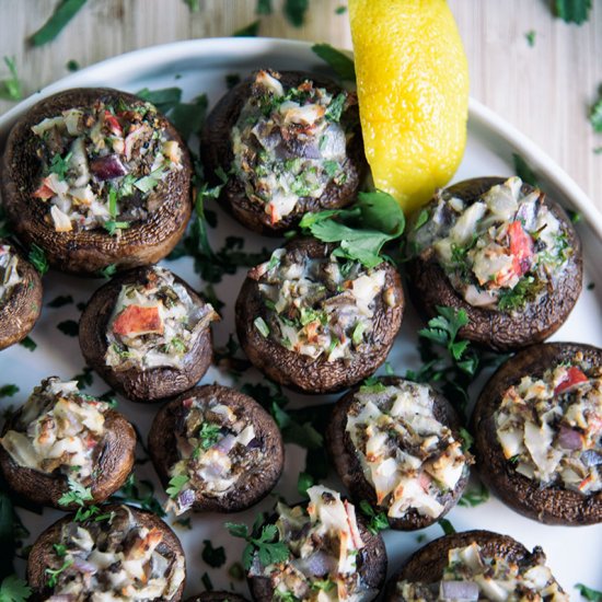 Crab-Stuffed Mushrooms