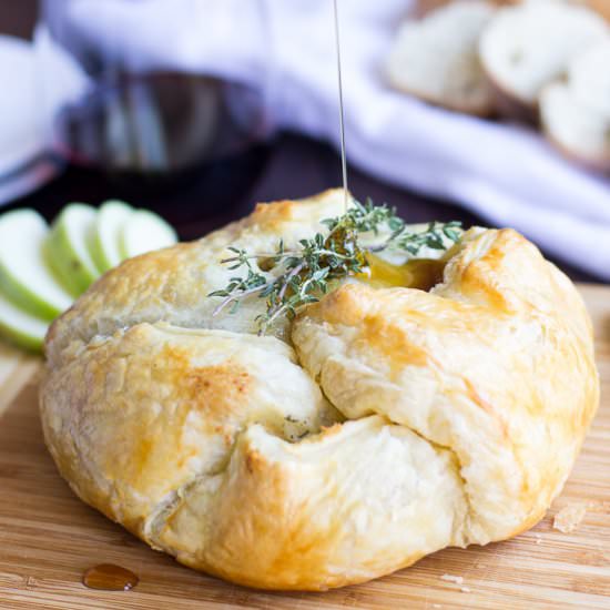 Pumpkin Spice Baked Brie