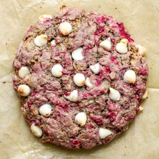 White Chocolate Raspberry Cookie