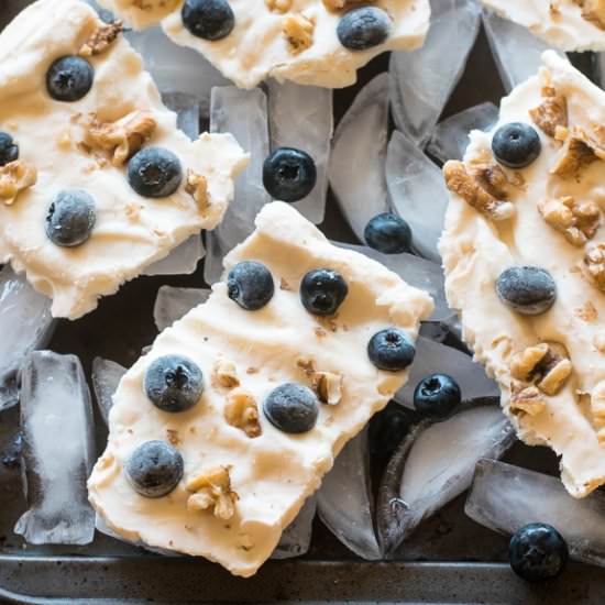 3 Ingredient Frozen Yogurt Bark