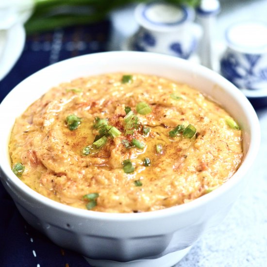 Roasted Red Pepper and Parsnip Dip