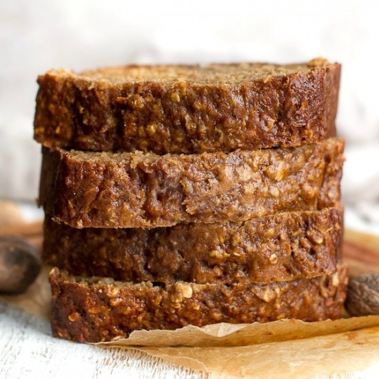 One Bowl Apple Oat Bread