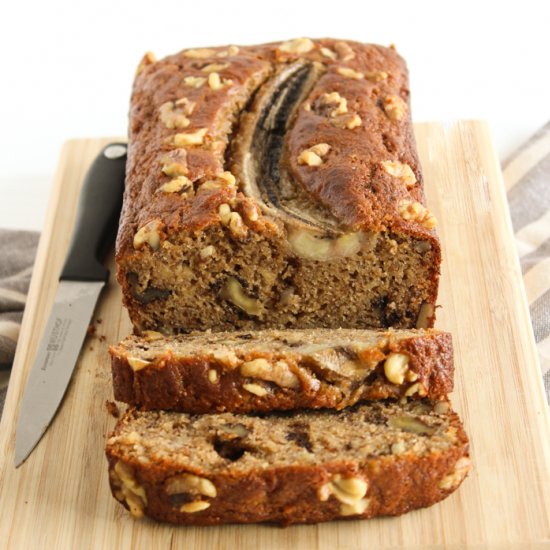 Healthy Banana Nut Bread