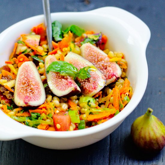 Spicy Carrot and Fig Salad