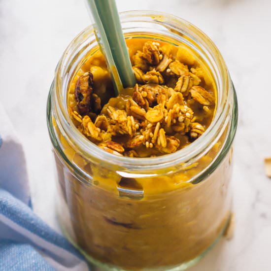 Pumpkin Pie Overnight Oats