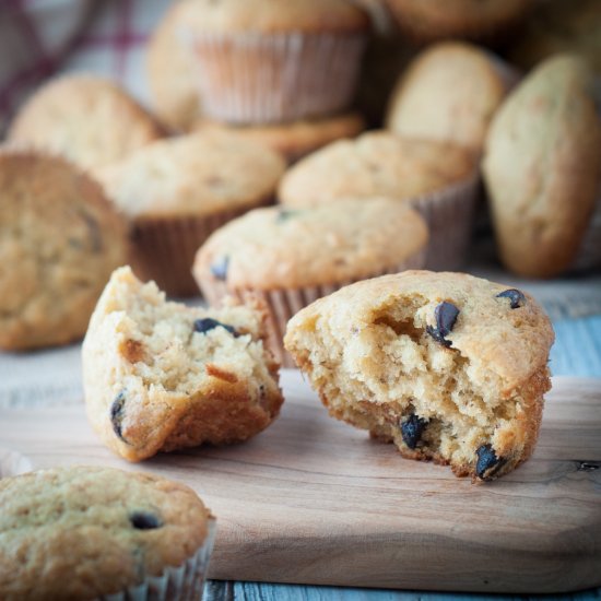 Banana Chocolate Chip Muffins