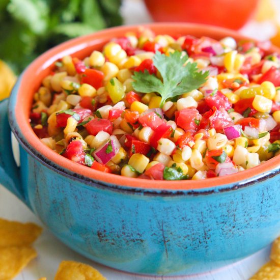 Grilled Corn Salsa