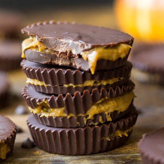 Pumpkin Pie Caramel Cups