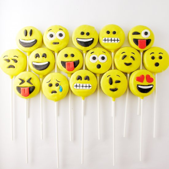 Emoji Oreo Pops