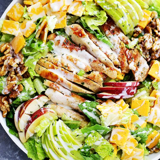 Apples and Cheddar Chicken Salad