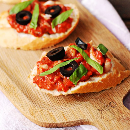 Pasta with Roasted Fish, Peppers