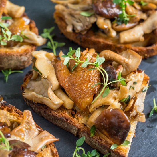 Mushrooms on Toast