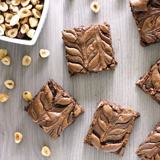 Chocolate Hazelnut Brownies