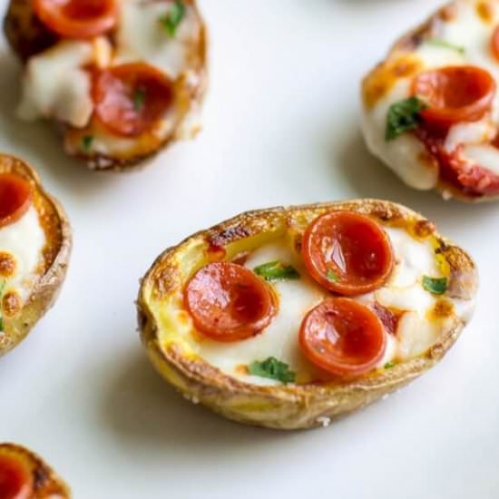 pizza potato skins