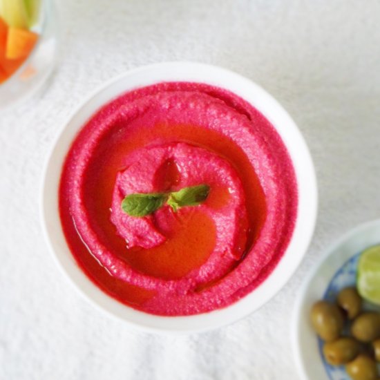 Beetroot hummus