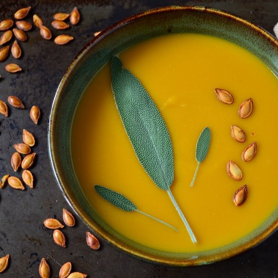 Butternut Squash Ginger Pear Soup