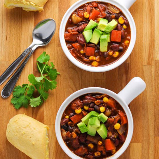 Skinny Vegetarian Chili