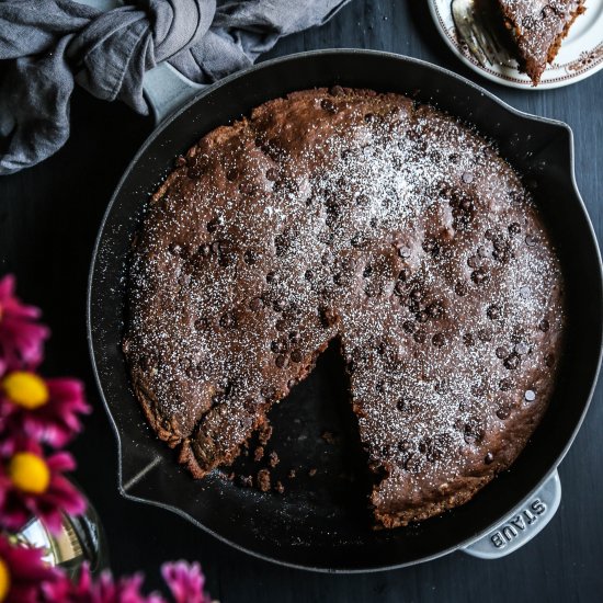 Dark Chocolate Pumpkin Pancake