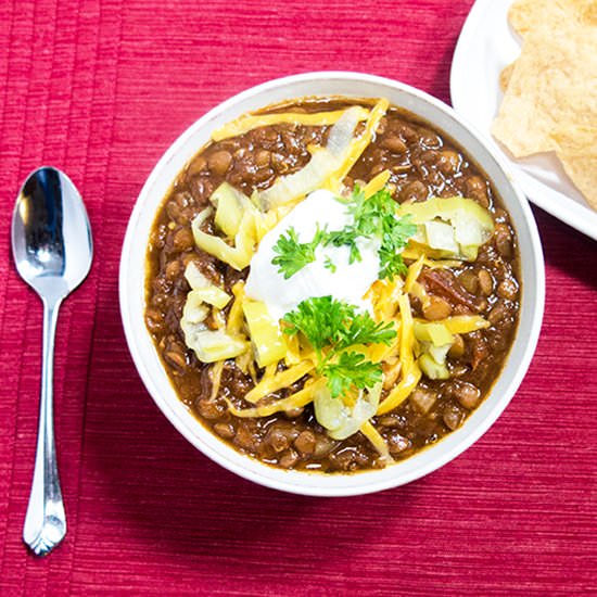 Lentil Bean Chili