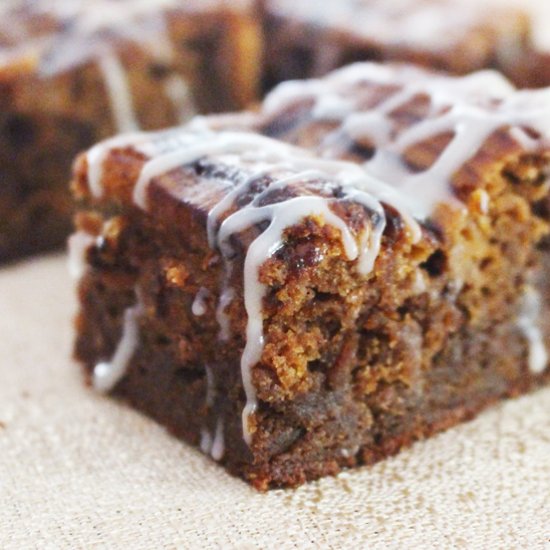 Ginger Pumpkin Brownies