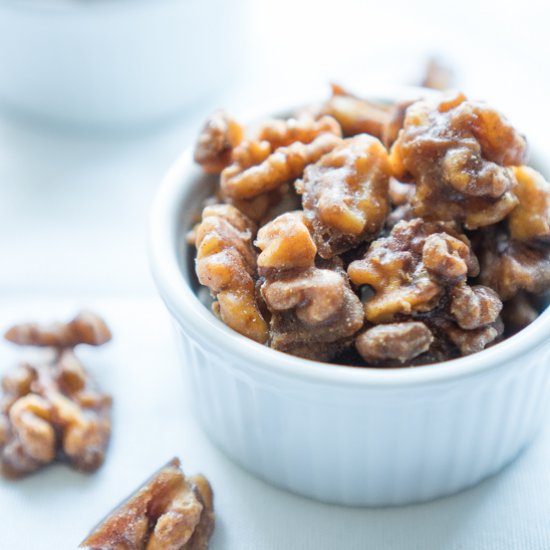 Maple Glazed Walnuts