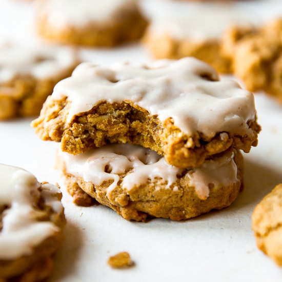 Brown Butter Pumpkin Oatmeal Cookie