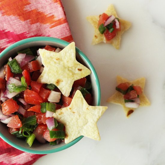 Pico de Gallo with Star Chips