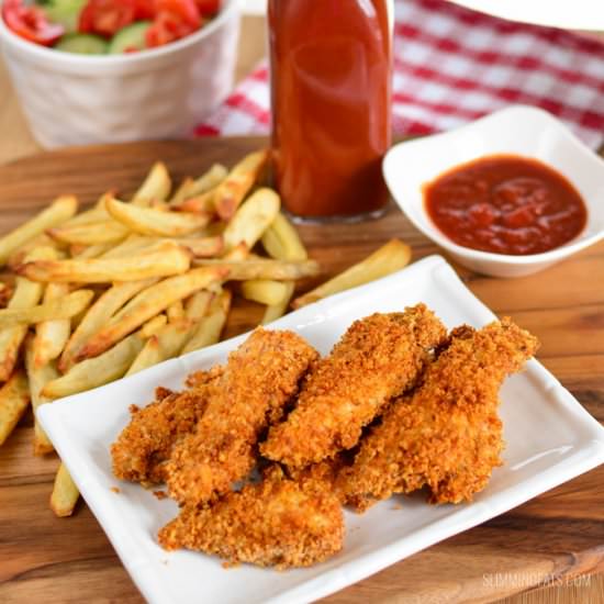 Oven Baked Chicken Fingers