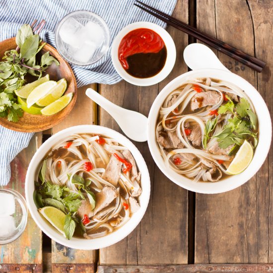 SLOW COOKER BEEF PHO