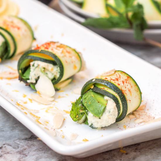 Vegan Zucchini Rolls