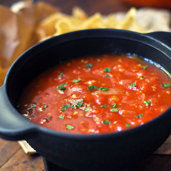 Simple Homemade Salsa