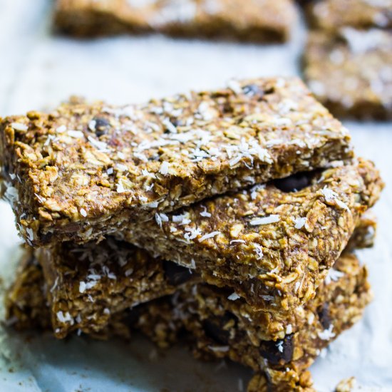 Chocolate Pumpkin Granola Bars