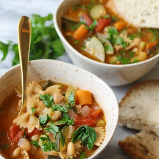 Tuscan Vegetable Pasta Soup