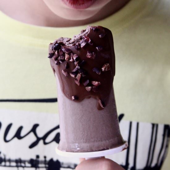 Chocolate Cheesecake Popsicles