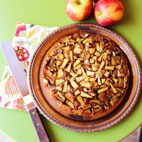 Apple Pumpkin Upside Down Cake