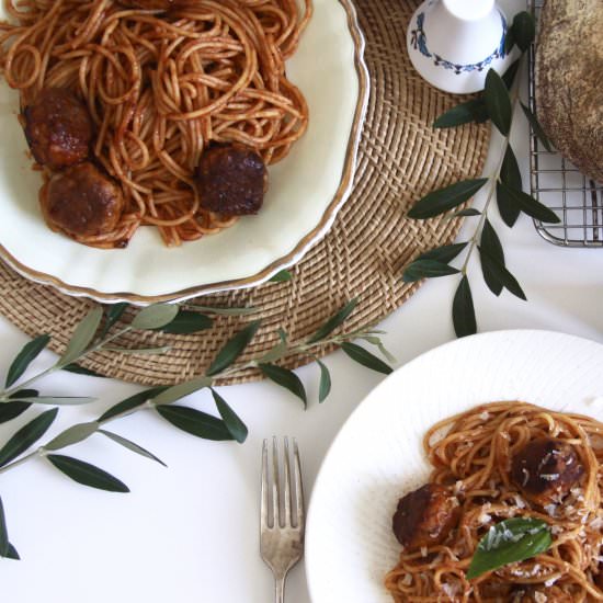 Spaghetti and Meatballs