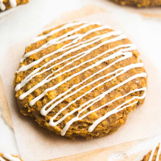 Pumpkin Cheesecake Oatmeal Cookies