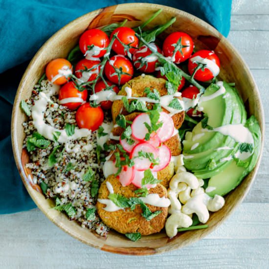 BAKED FALAFEL BUDDHA BOWL