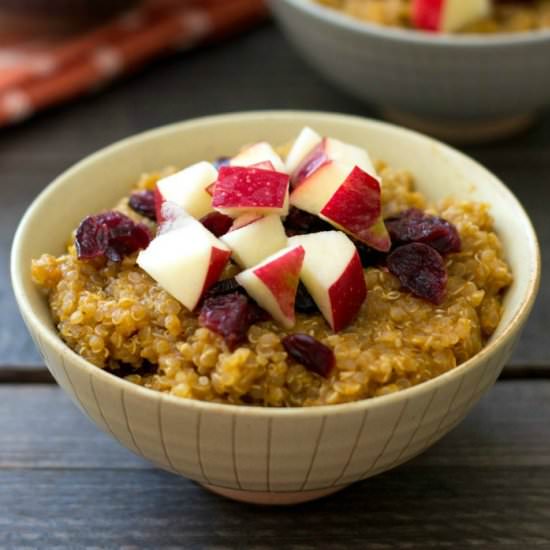 Fall Quinoa Breakfast Bowl