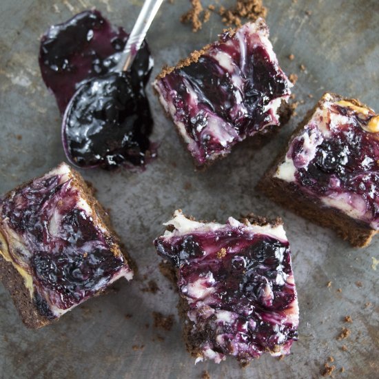 Blueberry Jam Brownies