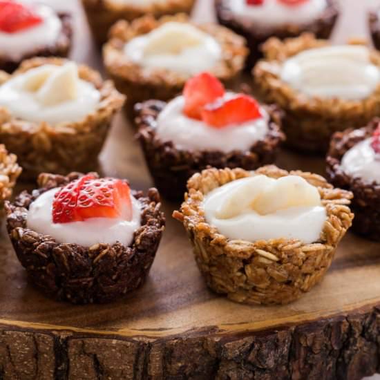 Yogurt Tart with Granola Crust