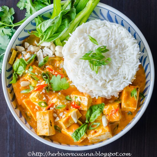 Tofu Panang Curry