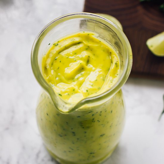 Creamy Vegan Avocado Dressing