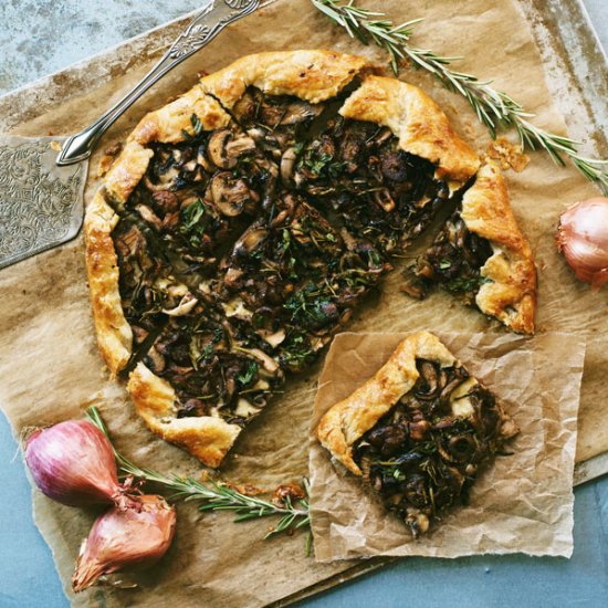 Savory Mushroom Galette Recipe