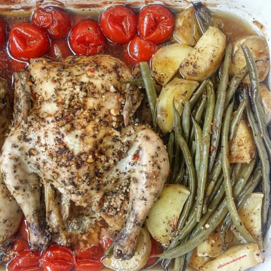 Slow Cooker Herbed Cornish Hens