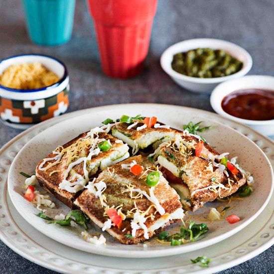 Mumbai Masala Veg Toast