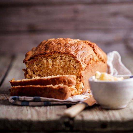 Easy cheesy beer corn bread