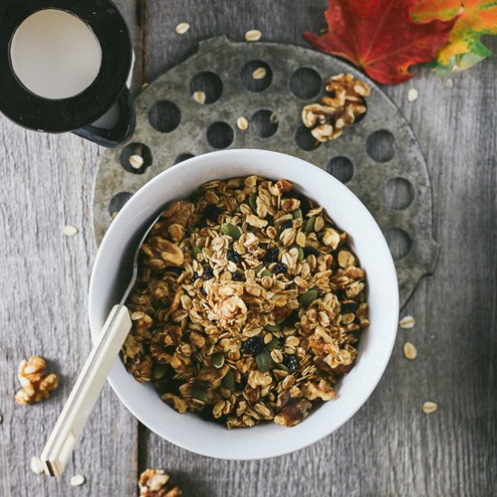 Maple Walnut Granola